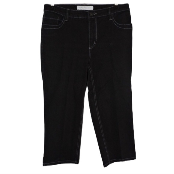 Chico's Denim - Chicos 1 Platinum Jeans Capri Ultimate Fit Dark